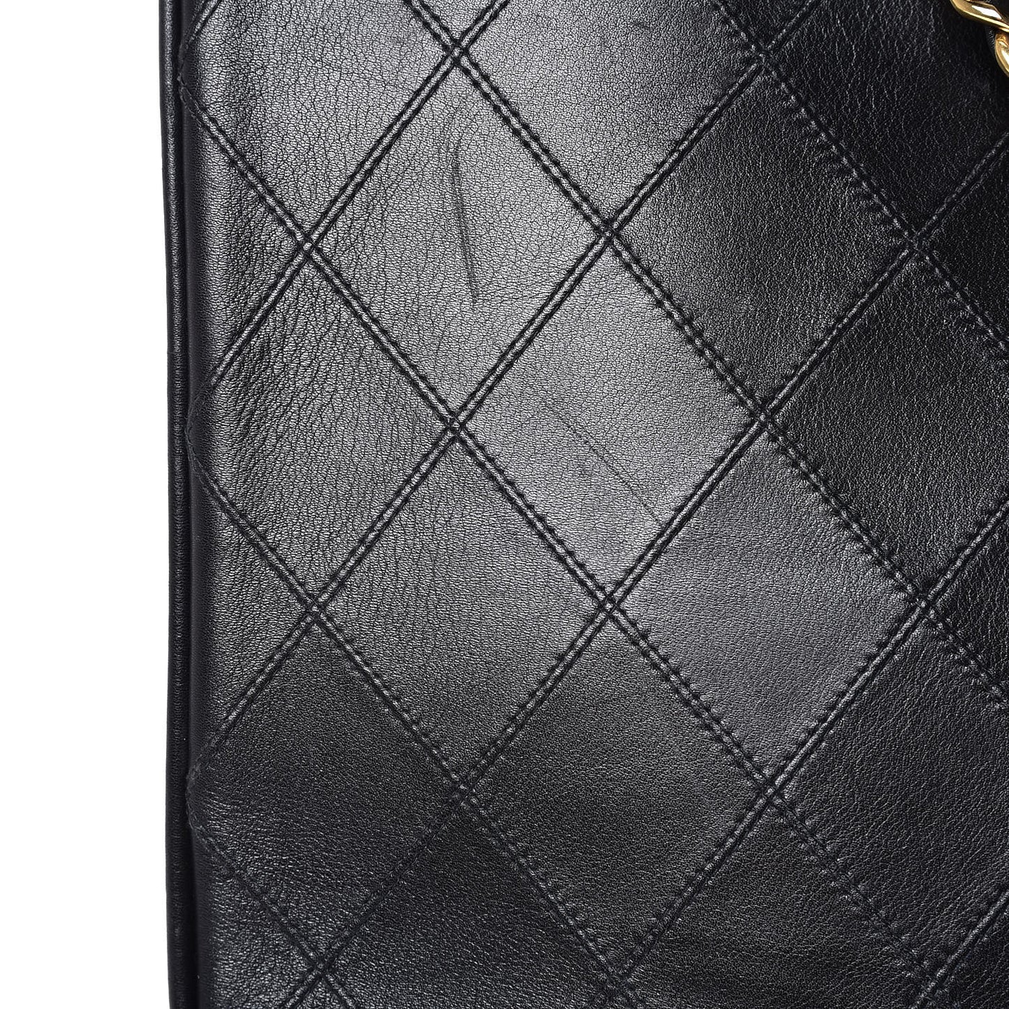 Calfskin Stitched XL Weekender Black