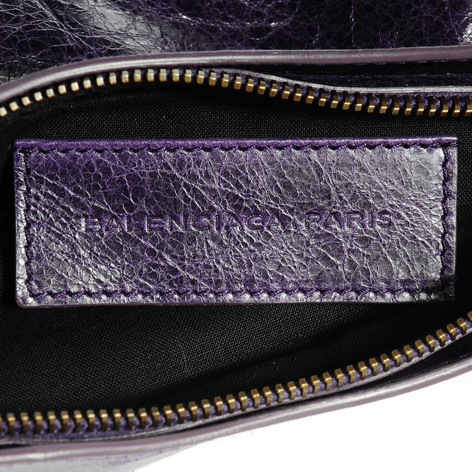 Balenciaga Chevre Porte Toilette Makeup Clutch Violet 7 of 11