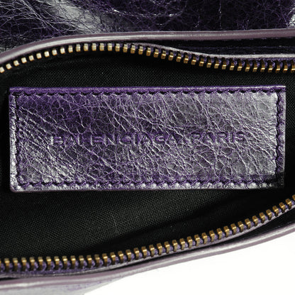 Balenciaga Chevre Porte Toilette Makeup Clutch Violet 7 of 11