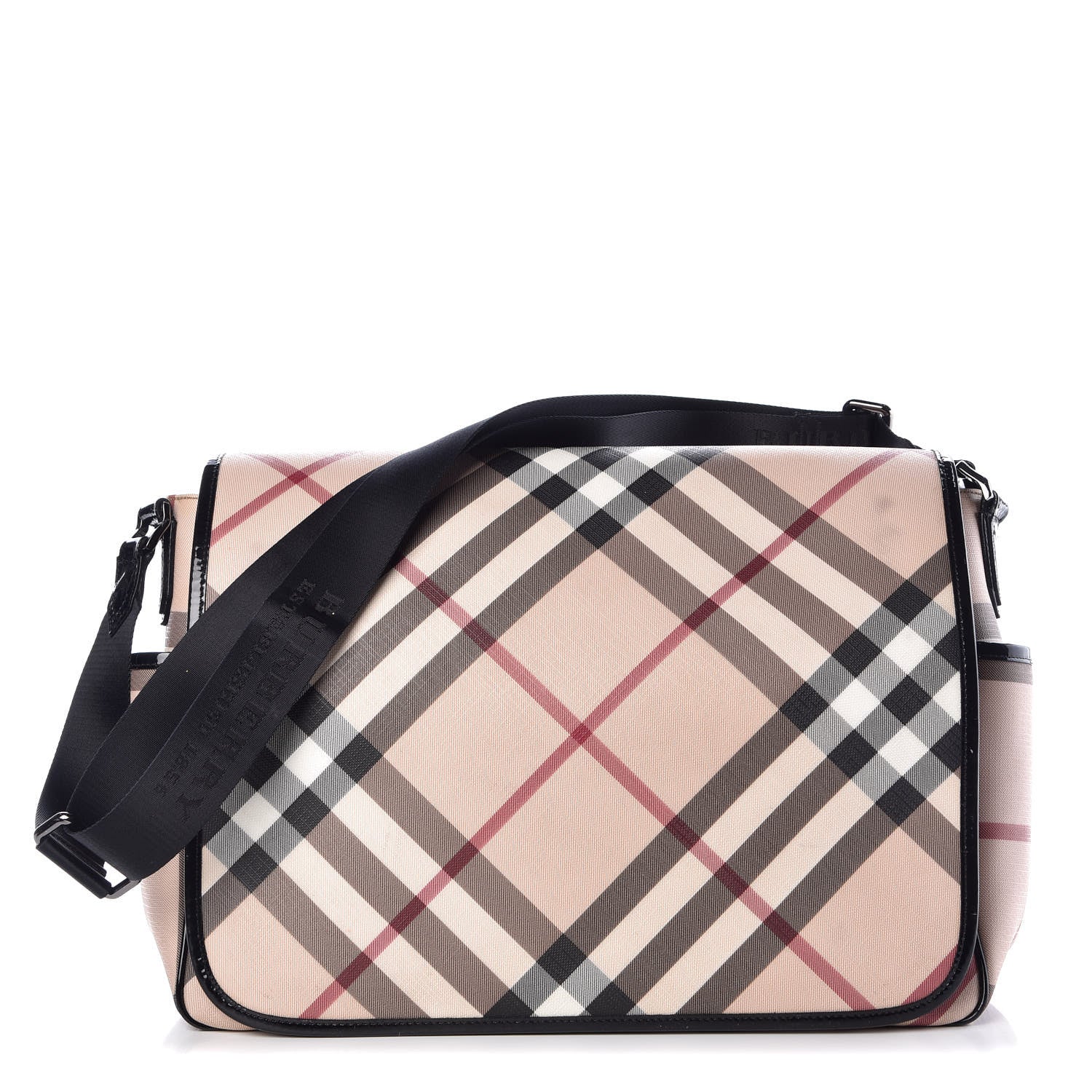 Burberry Nova Check Diaper Messenger Bag 1 of 12