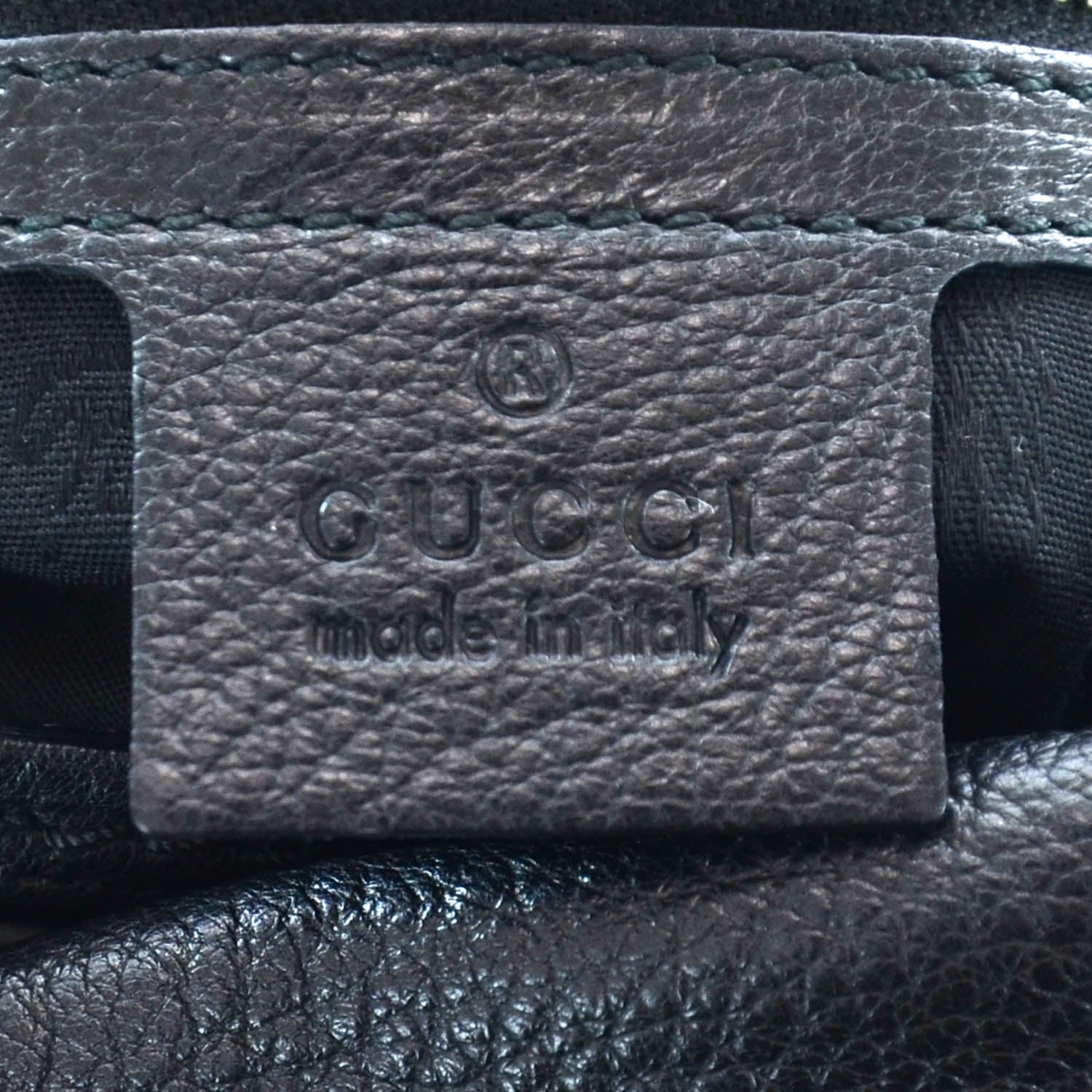 Gucci Leather Sienna Medium Hobo Black 5 of 8