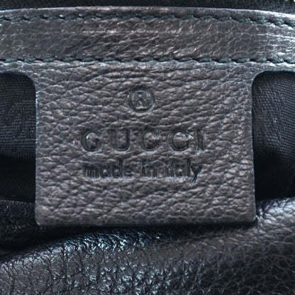 Gucci Leather Sienna Medium Hobo Black 5 of 8