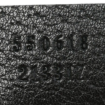 Gucci Grained Calfskin Web Mini Ophidia Round Shoulder Bag Black 7 of 13