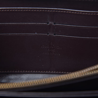Louis Vuitton Vernis Rayures Zippy Wallet Amarante 6 of 13