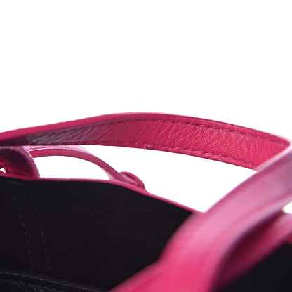 Balenciaga Calfskin XXS Everyday Tote Rose Magenta Black 11 of 12