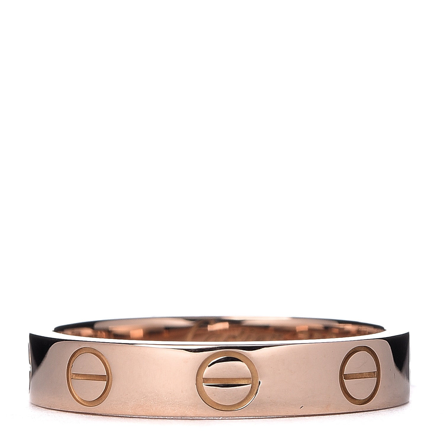 Cartier 18K Pink Gold 3.5mm LOVE Wedding Band Ring 50 5.25 1 of 4