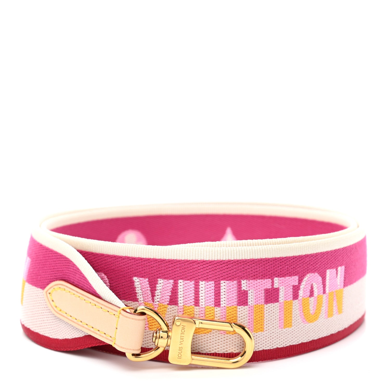 Louis Vuitton Jacquard Speedy Bandouliere 20 Shoulder Strap Fuchsia 1 of 4
