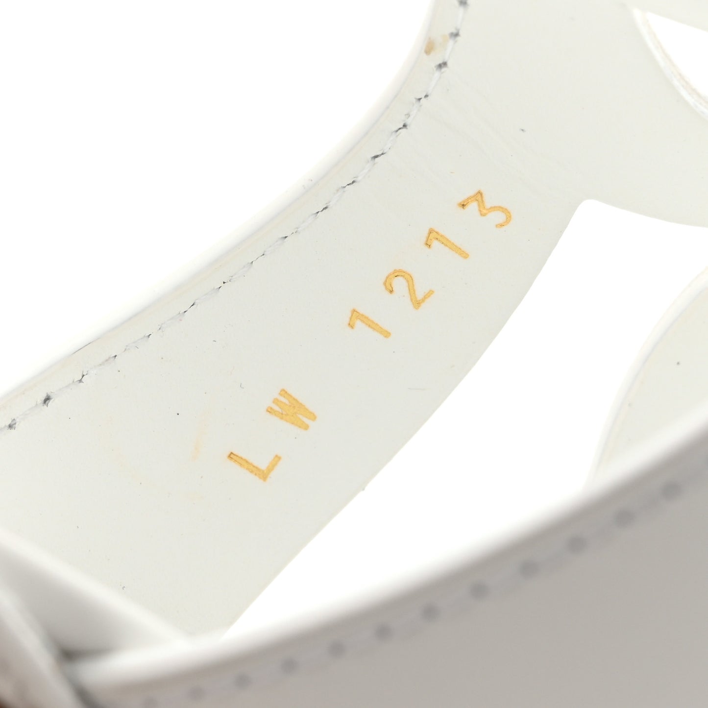 Calfskin LV Isola Sandals 40 White