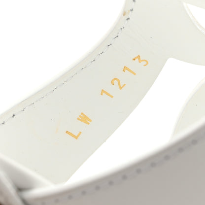 Louis Vuitton Calfskin LV Isola Sandals 40 White 9 of 10