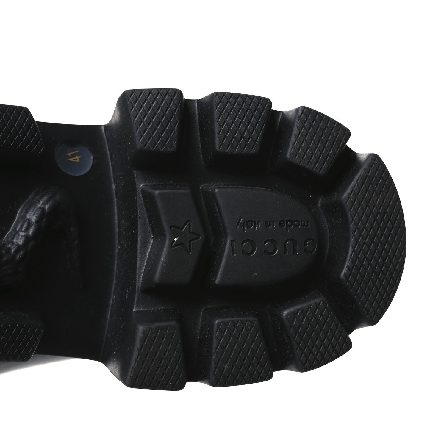 Rubber Womens Horsebit Ankle Boots 41 Black