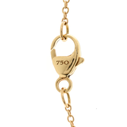 David Yurman 18K Yellow Gold Blue Sapphire Cable Collectibles Kids Birthstone Pendant Necklace 5 of 5