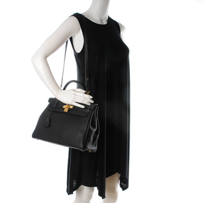 Hermes Togo Kelly Retourne 32 Black 2 of 22