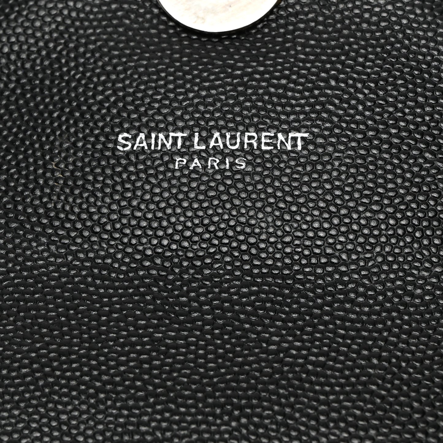 Grain De Poudre Textured Mixed Matelasse Large Triquilt Monogram Monochrome Satchel Black