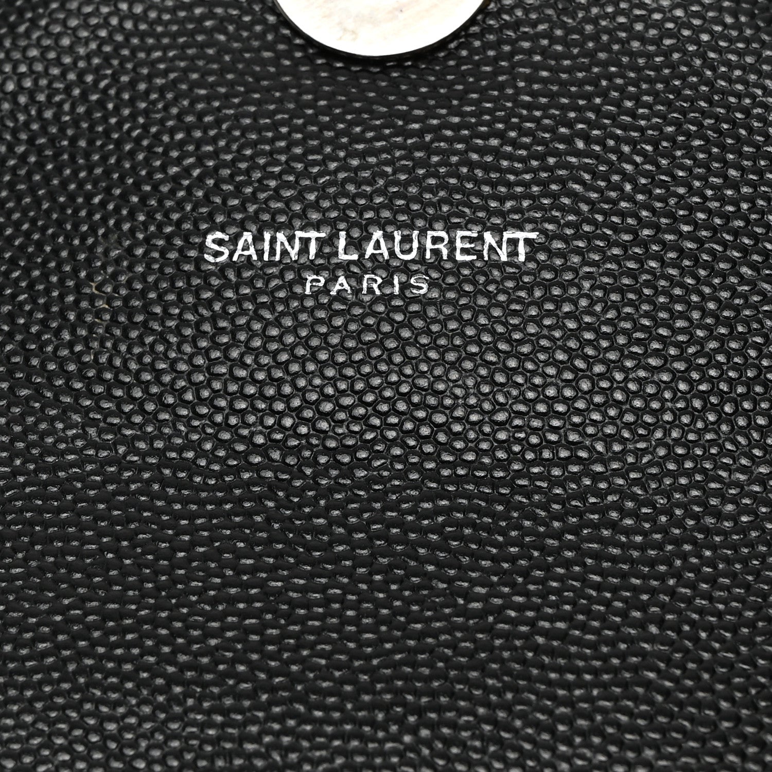 Saint Laurent Grain De Poudre Textured Mixed Matelasse Large Triquilt Monogram Monochrome Satchel Black 6 of 12