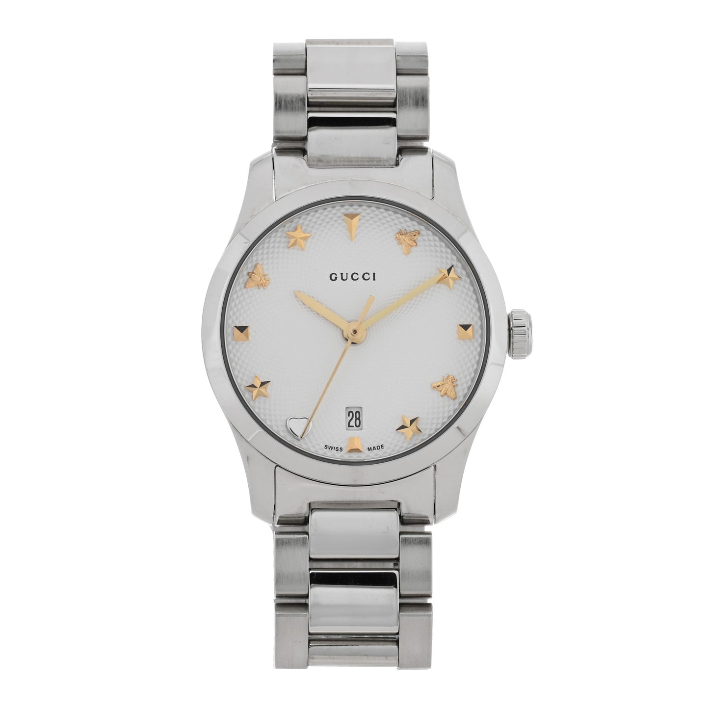 Stainless Steel 27mm G-Timeless Charm Quartz Watch