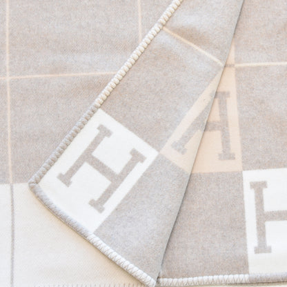 Hermes Wool Cashmere Avalon III Blanket Coco Camomille 2 of 4