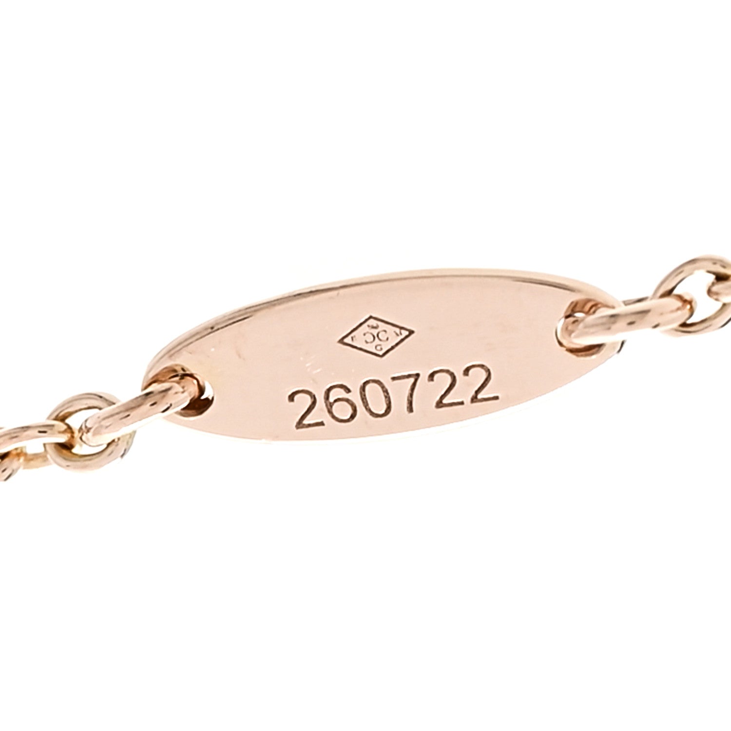 Christian Dior 18K Rose Gold Diamond XS Rose Des Vents Bracelet