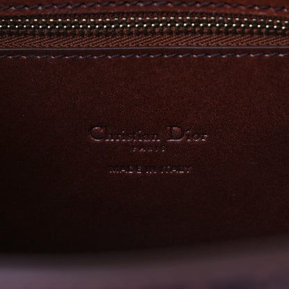 Christian Dior Calfskin Laser Cut Medium Lady Dior Brown 6 of 8