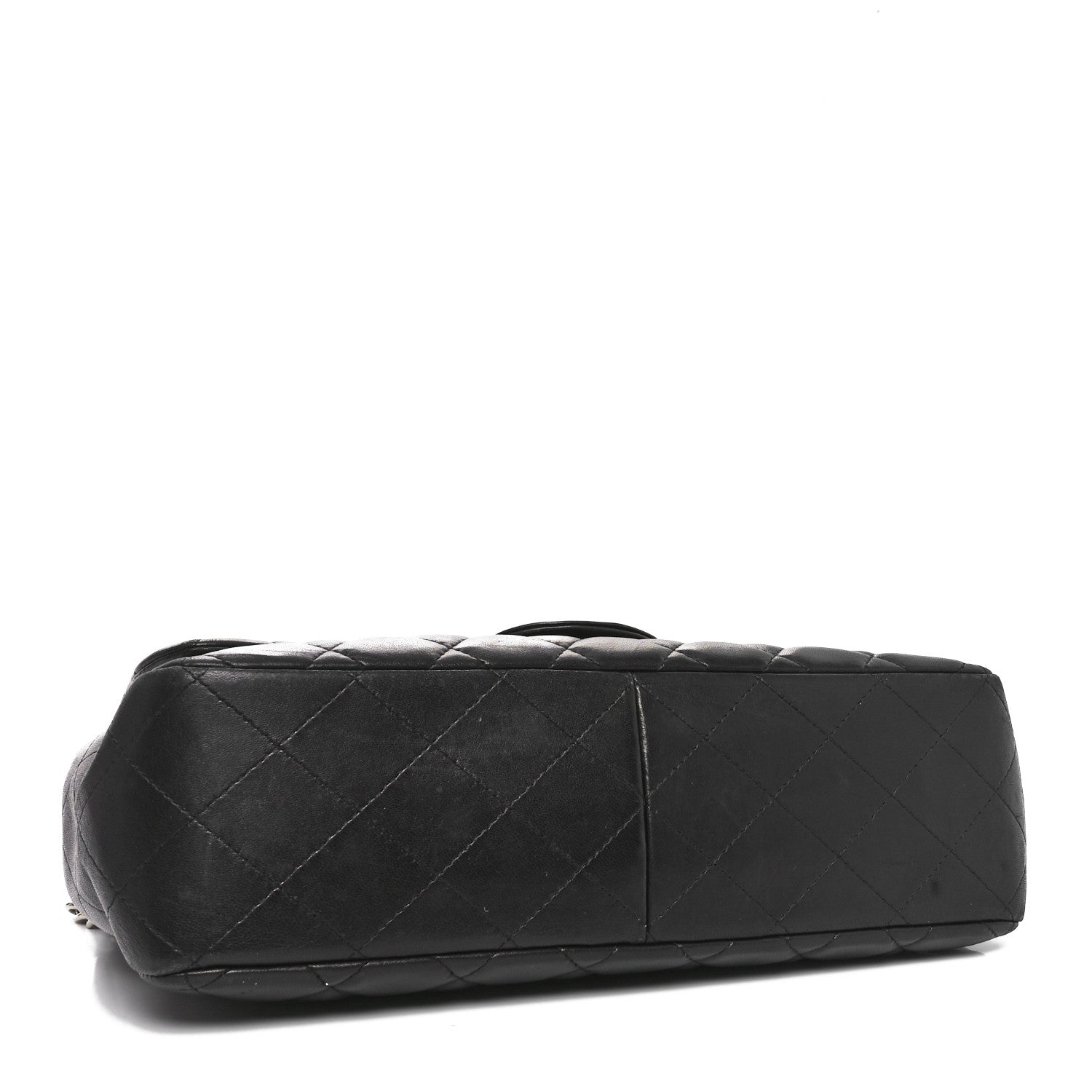 Chanel Lambskin Quilted Jumbo Single Flap Black 4 of 10
