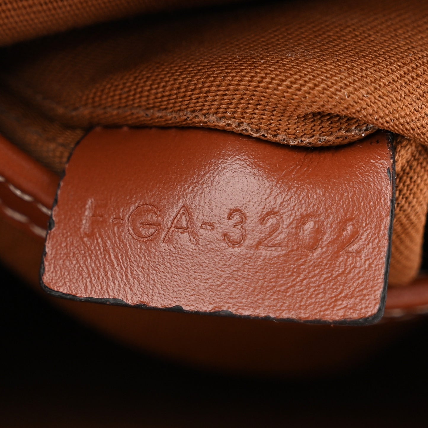 Triomphe Canvas Calfskin Small Boston Bag Tan