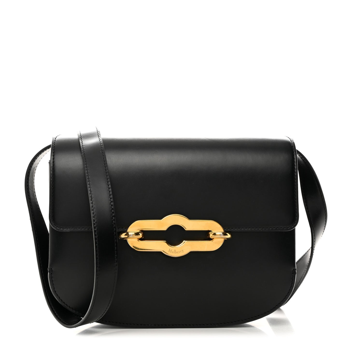 Super Lux Calfskin Small Pimlico Satchel Black