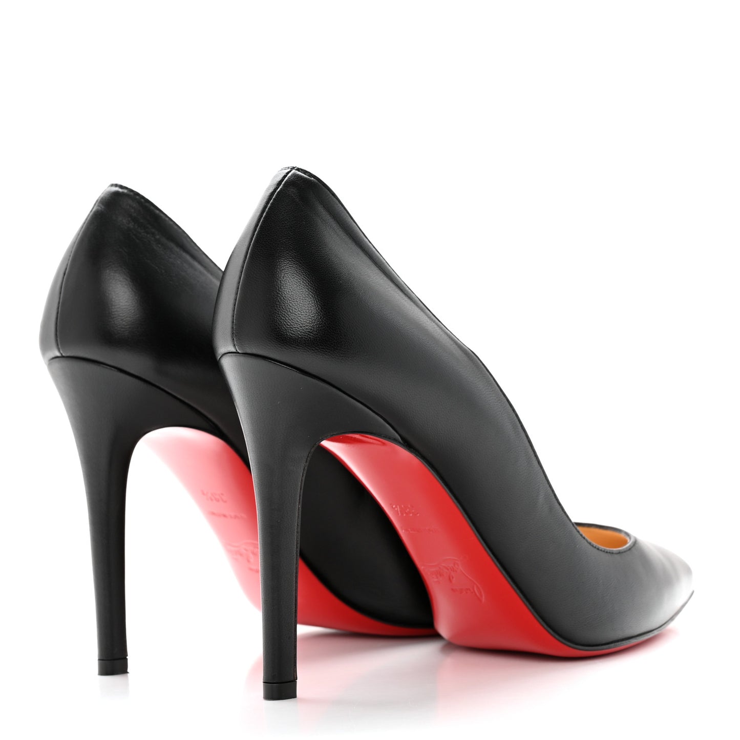 Shiny Nappa Pigalle Follies 100 Pumps 38.5 Black