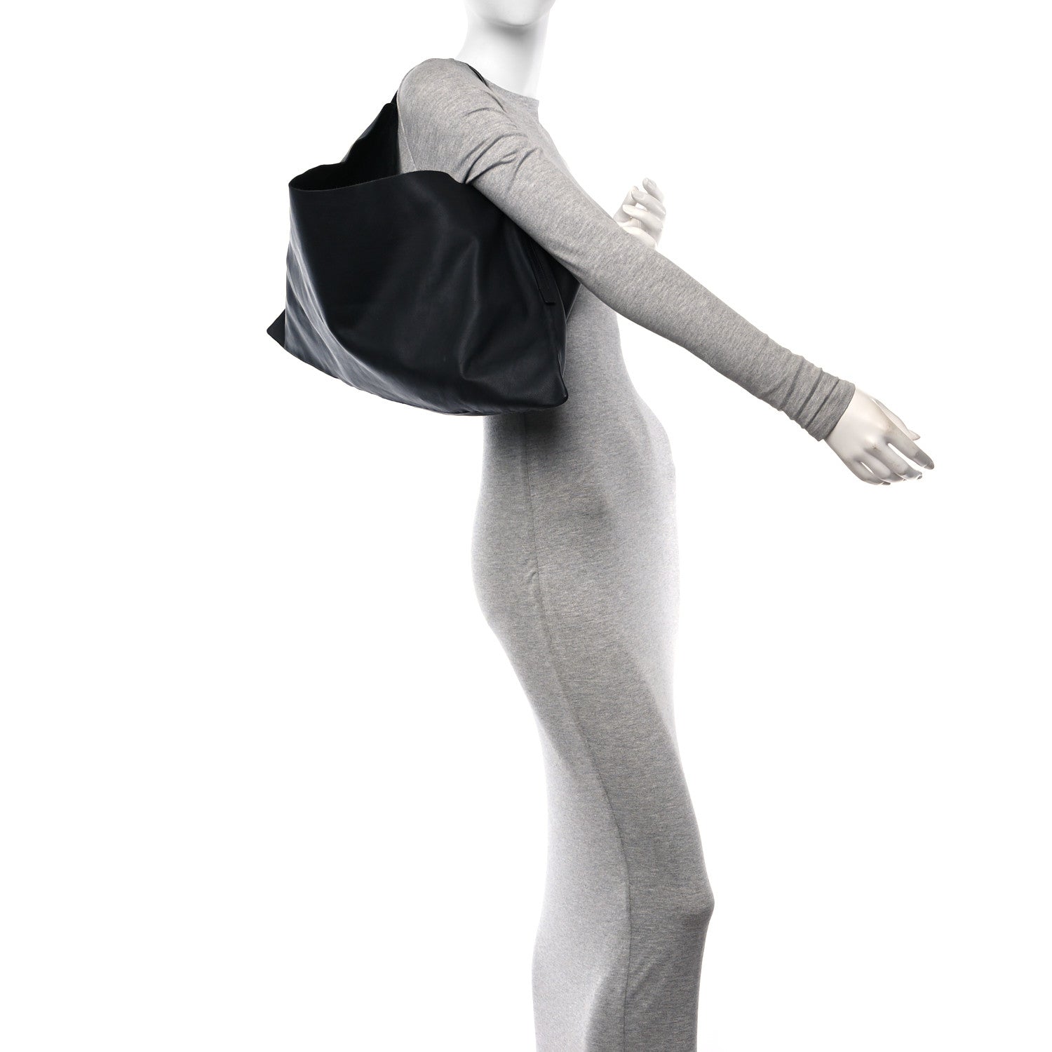 The Row Calfskin Tote Black 2 of 9