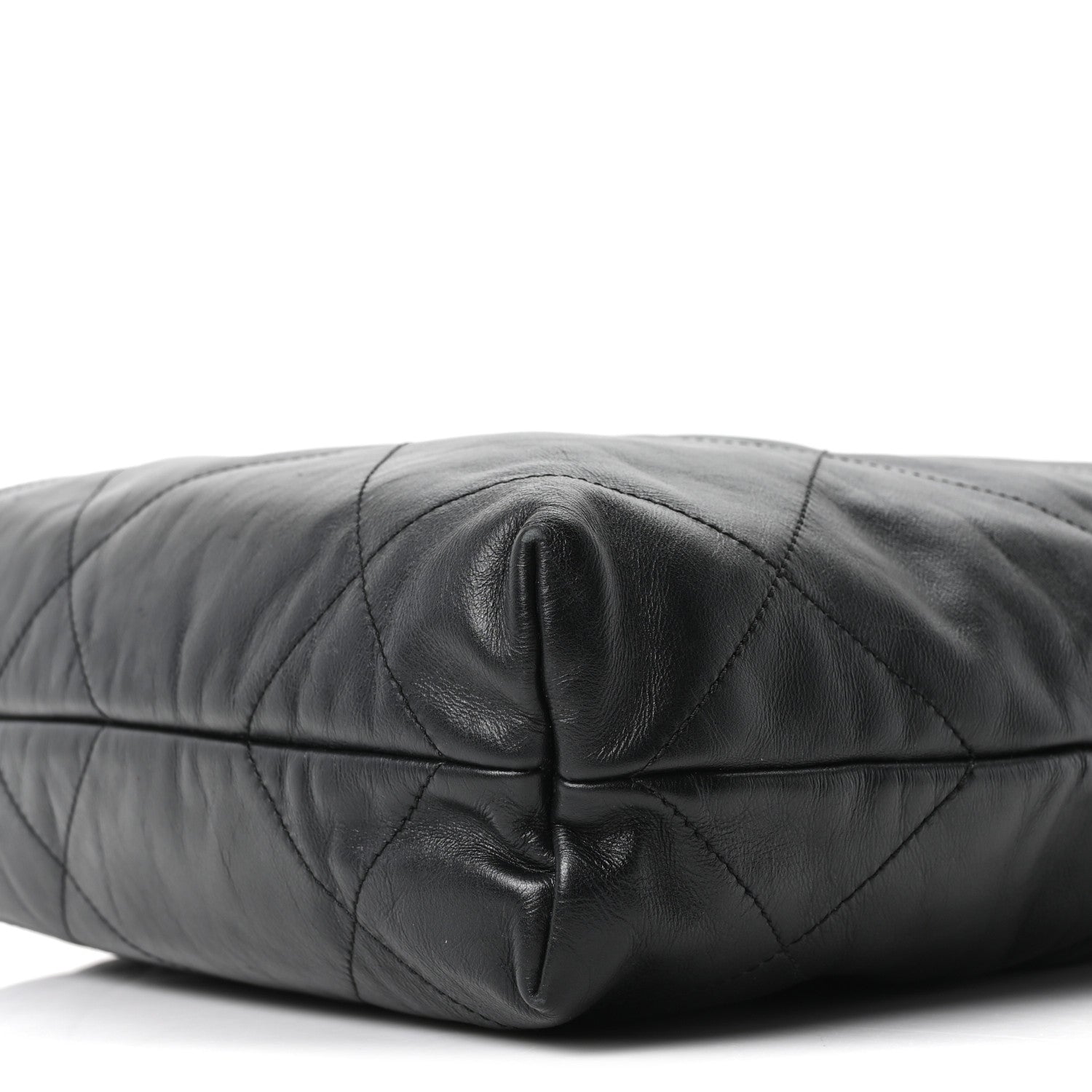 Chanel Shiny Calfskin Quilted Small Chanel 22 Black 18 of 19