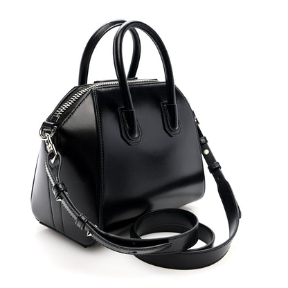 Givenchy Shiny Lord Calfskin Mini Antigona Black 2 of 8