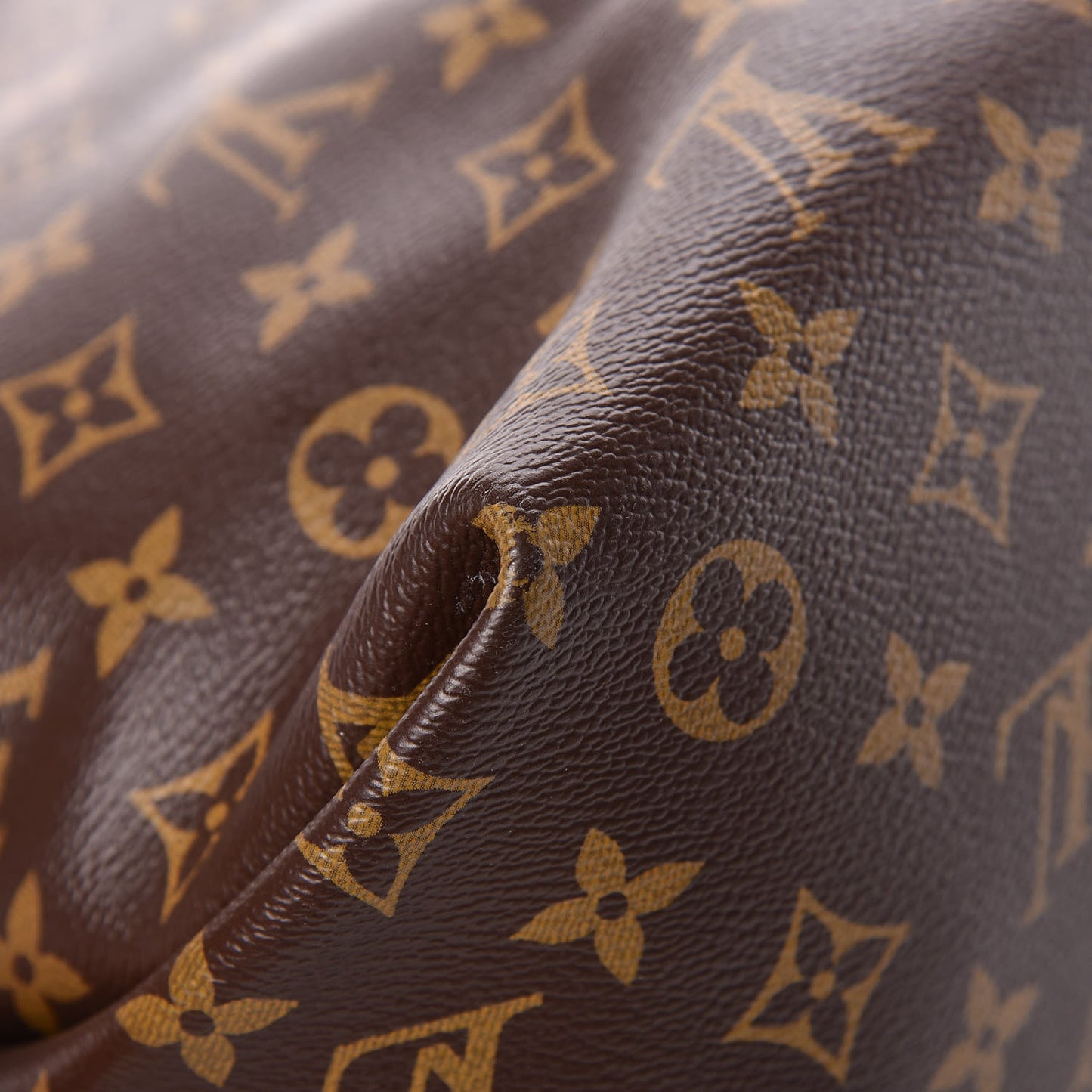 Monogram Flower Zipped Tote MM Bordeaux