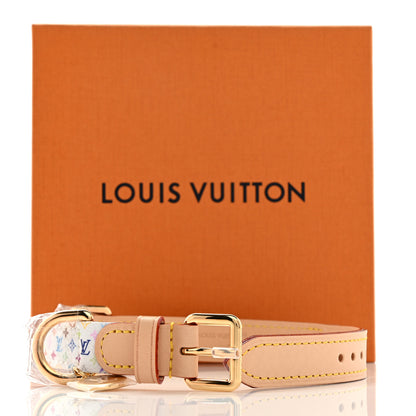 Louis Vuitton LV X TM Monogram Multicolor Dog Collar White 9 of 9