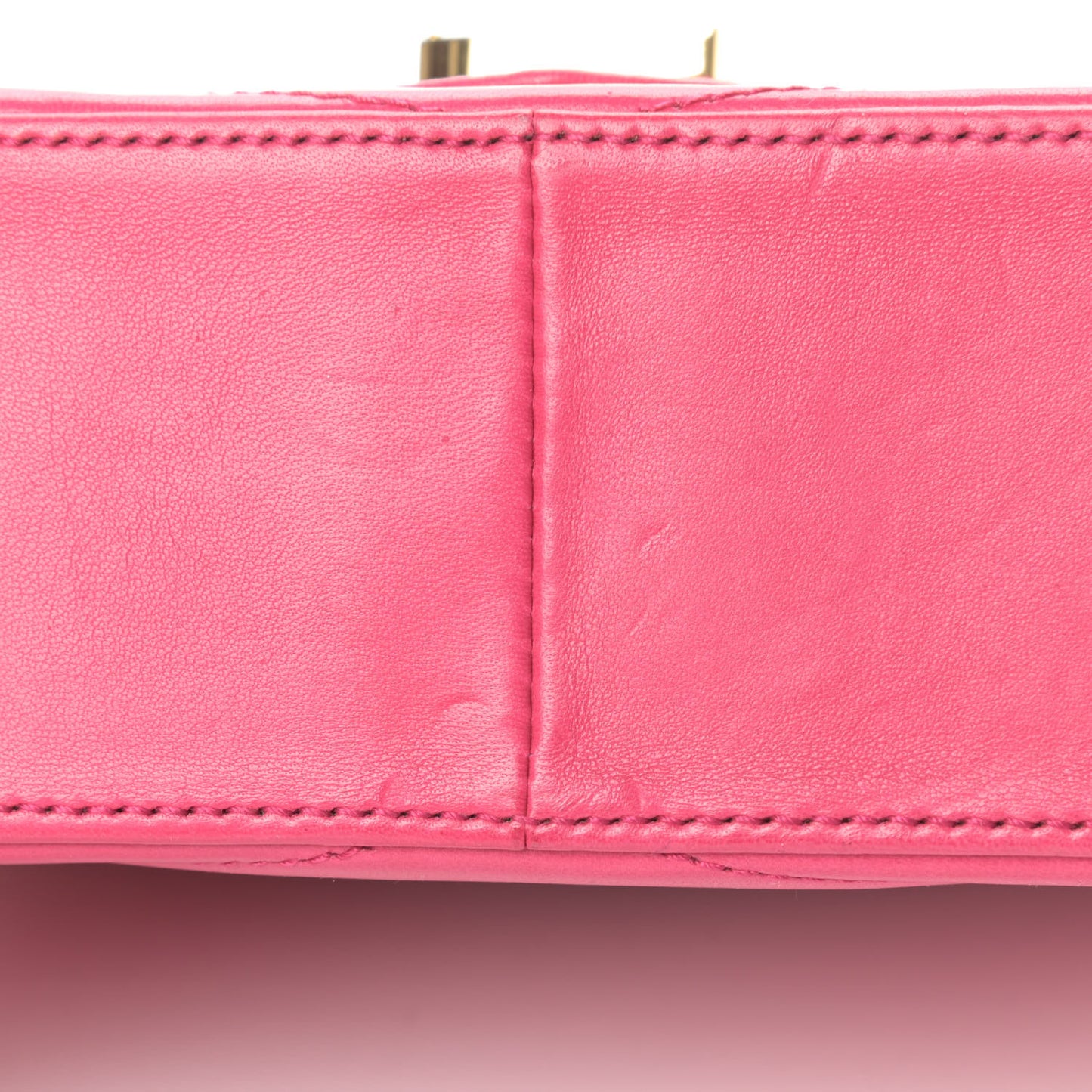 Lambskin Matelasse Chevron Monogram Small Sulpice Bag Pink