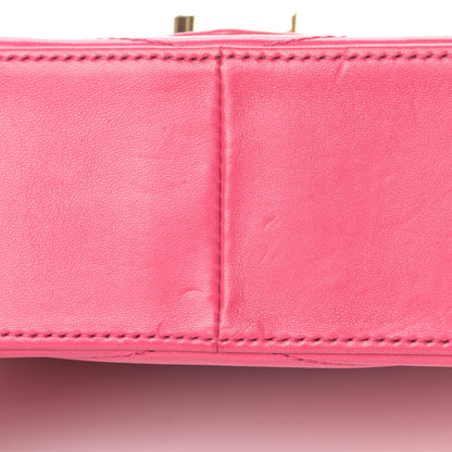 Saint Laurent Lambskin Matelasse Chevron Monogram Small Sulpice Bag Pink 6 of 6