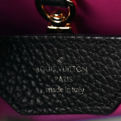 Louis Vuitton Taurillon Capucines BB Black 7 of 10