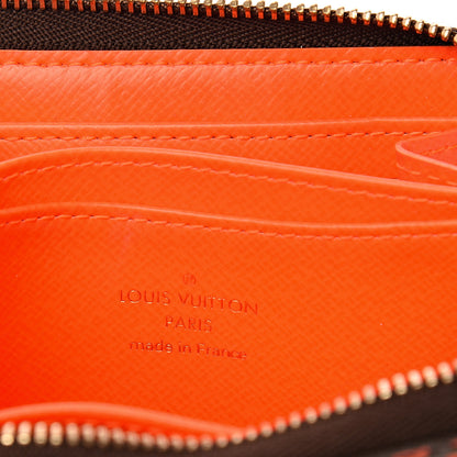 Louis Vuitton Monogram Graffiti Zippy Coin Purse Orange 5 of 5