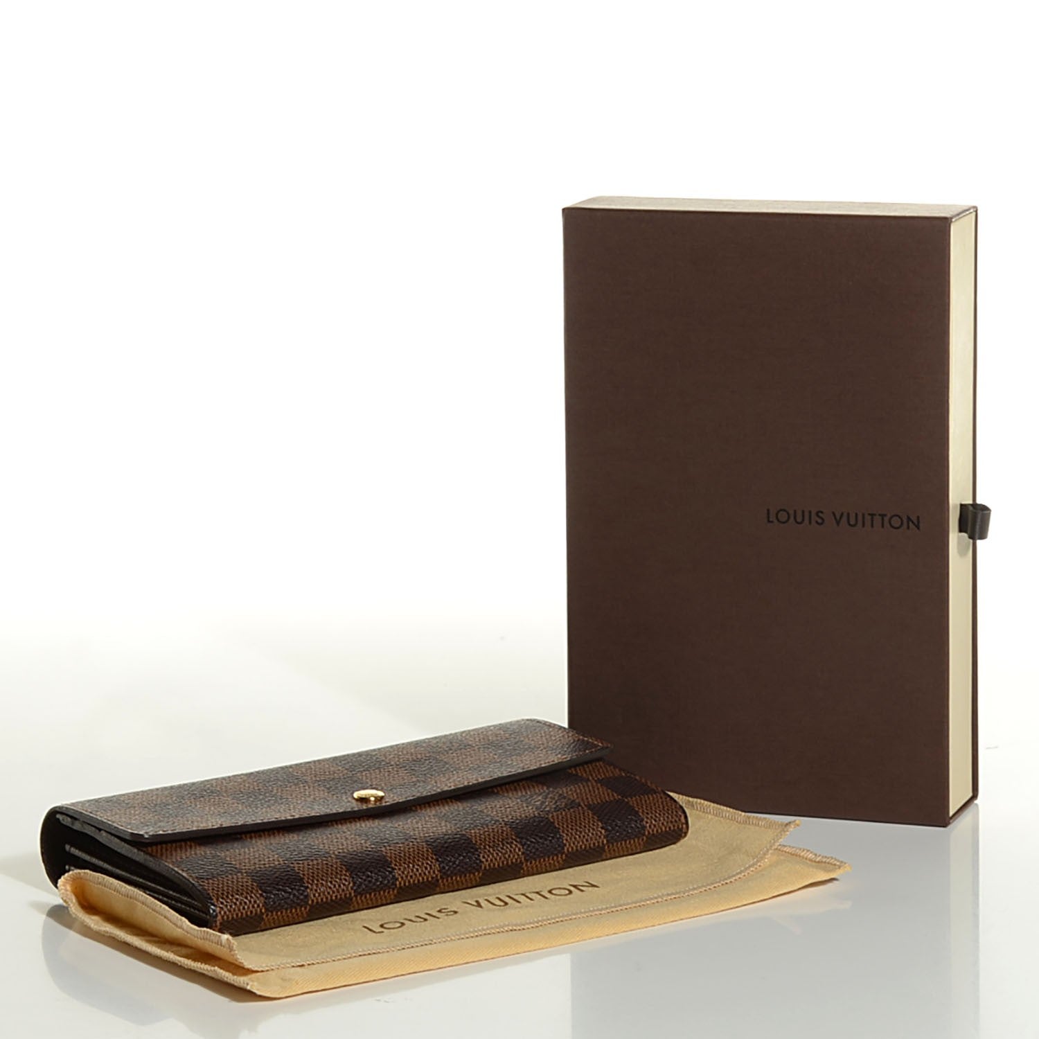 Louis Vuitton Damier Ebene Sarah Wallet 4 of 7