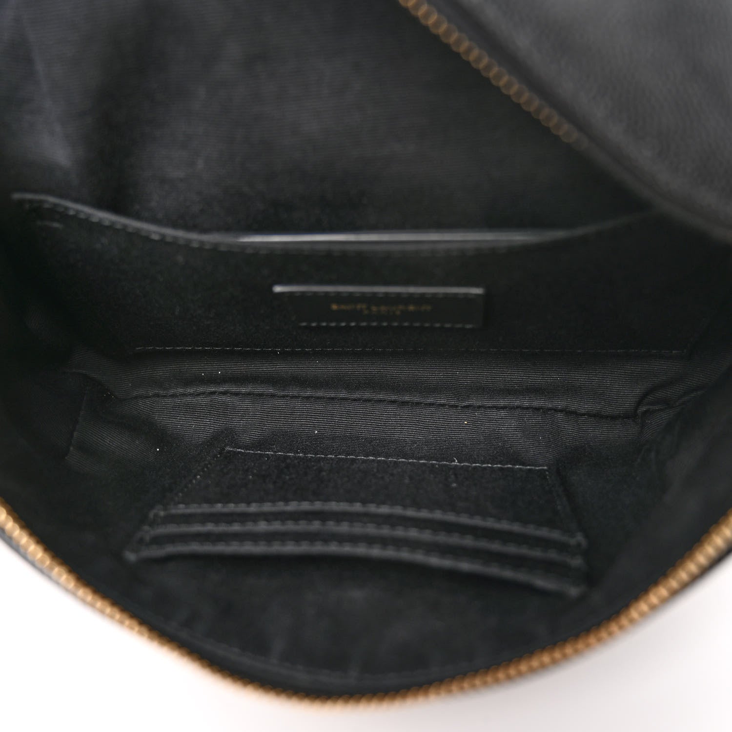 Saint Laurent Grain De Poudre Monogram Belt Bag Black 5 of 9