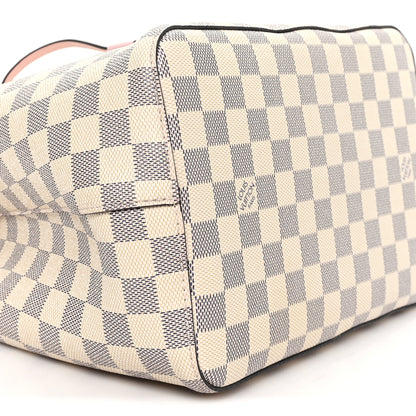 Louis Vuitton Damier Azur Neonoe MM Eau De Rose 9 of 10
