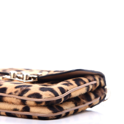 Valentino Garavani Leopard Print Calf Hair Rockstud Shoulder Bag 8 of 9