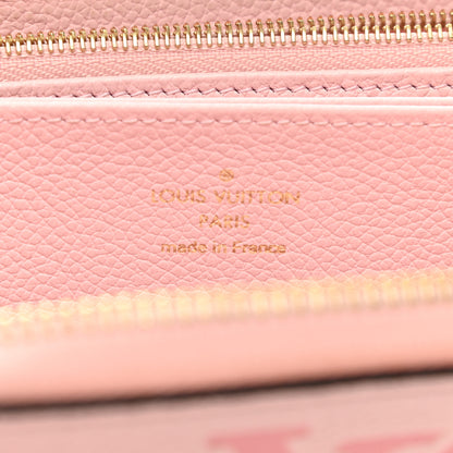 Louis Vuitton Empreinte Monogram Giant By The Pool Zippy Wallet Bouton De Rose 6 of 10