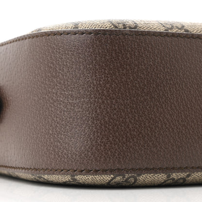 Gucci GG Supreme Monogram Web Neo Vintage Shoulder Bag Beige New Acero Crop 9 of 11