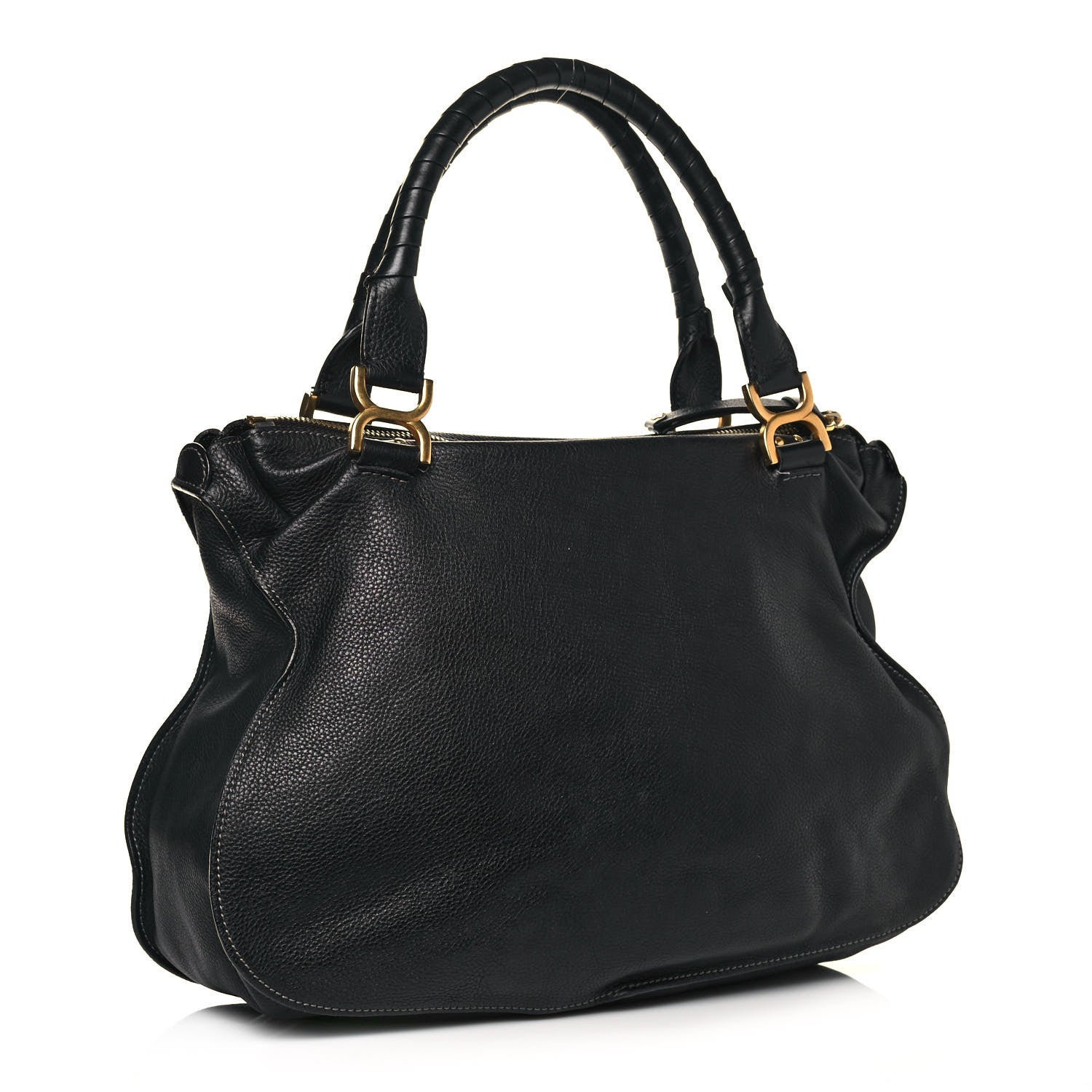 Chloe Calfskin Medium Marcie Satchel Black 3 of 14