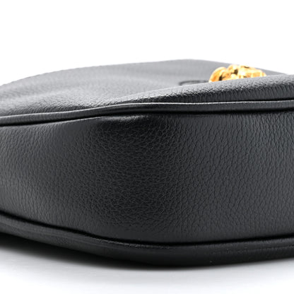Versace Calfskin La Medusa Small Hobo Crossbody Black 9 of 9