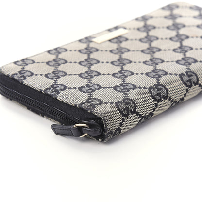 Gucci Monogram Zip Around Organizer Wallet Black 6 of 10
