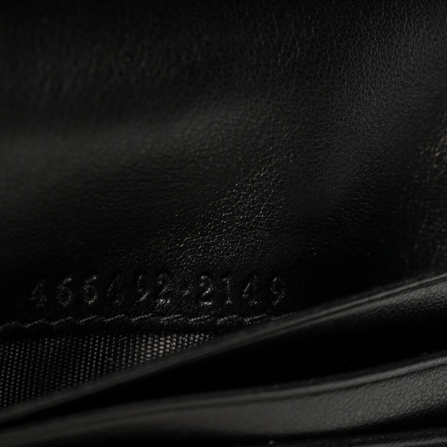 Gucci Calfskin Matelasse GG Marmont Card Case Wallet Black 7 of 12