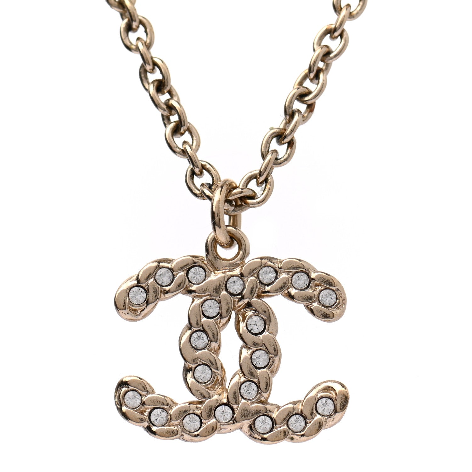 Chanel Crystal Pearl Pearls Coronation CC Layered Necklace Gold 5 of 7