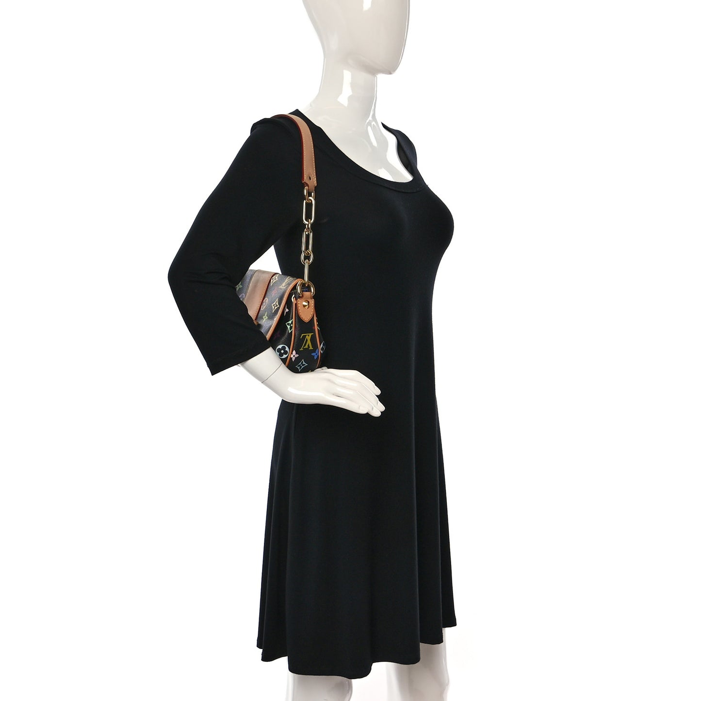 Monogram Multicolor Patti Black