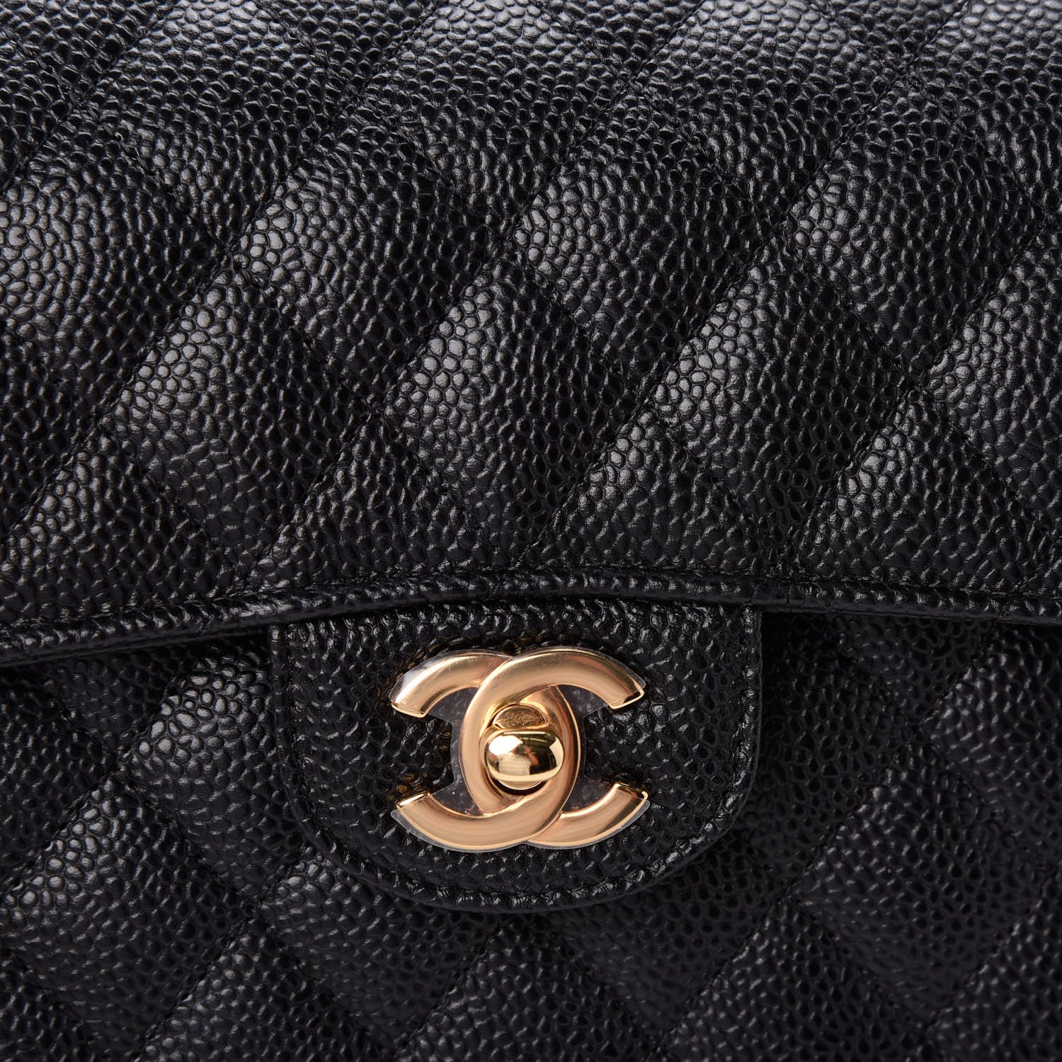 Chanel Caviar Quilted Small Double Flap Black 8 of 10