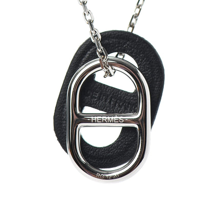 Hermes Swift O'Maillon Pendant Necklace Black 4 of 5