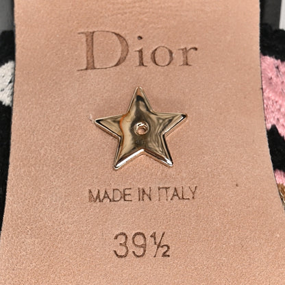 Christian Dior Canvas Embroidered Pop J'Adior Slingback 65mm Pumps  39.5 Black Multicolor 7 of 9